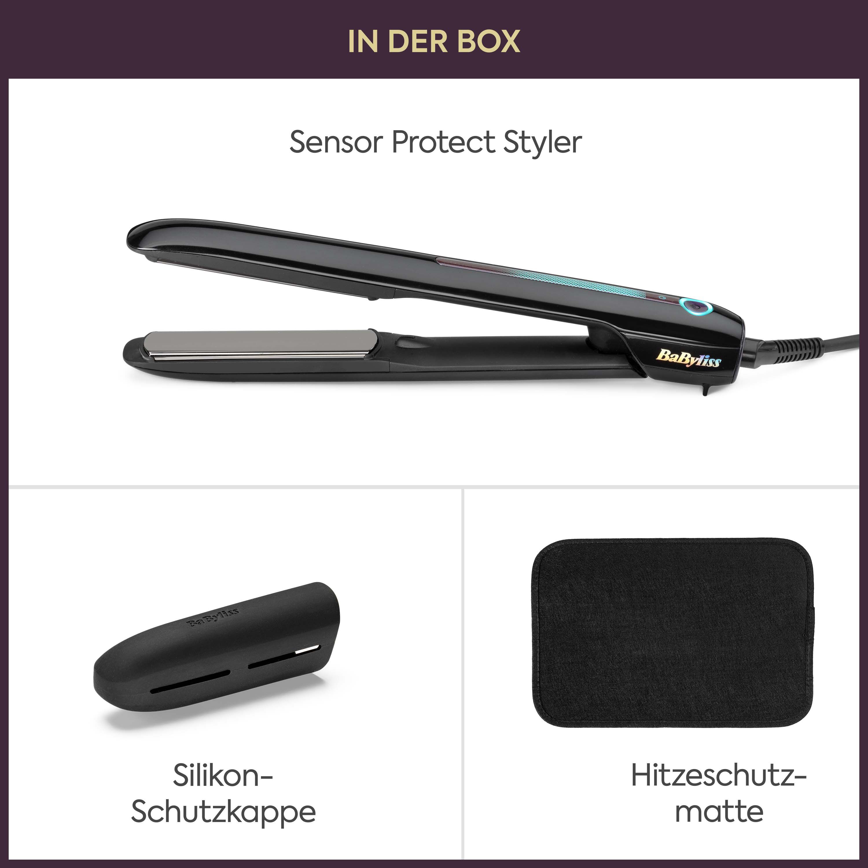 Sensor Protect Styler Intelligentes Gl&auml;tteisen f&uuml;r schonendes Styling